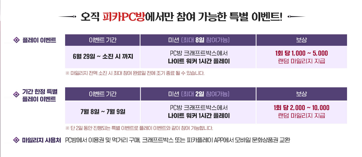 이벤트 기간 : 6월 29일 ~ 소진 시까지